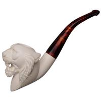 AKB Meerschaum Carved Lioness (with Case)