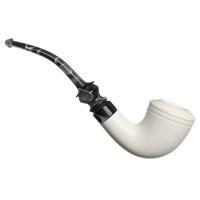 AKB Meerschaum Smooth Bent Dublin (with Case)