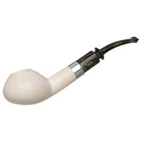AKB Meerschaum Smooth Tomato with Silver (Tekin) (with Case)