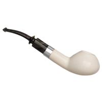 AKB Meerschaum Smooth Tomato with Silver (Tekin) (with Case)