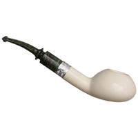 AKB Meerschaum Smooth Tomato with Silver (Tekin) (with Case)
