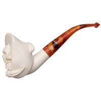 AKB Meerschaum Carved Grim Reaper (with Case)