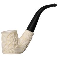 AKB Meerschaum Carved Nautical Bent Billiard Sitter (H. Ege) (with Case)