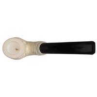 AKB Meerschaum Carved Nautical Bent Billiard Sitter (H. Ege) (with Case)