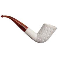 AKB Meerschaum Lattice Bent Dublin (with Case)