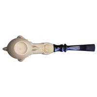 AKB Meerschaum Carved Dragon Claw Holding Egg (with Case)