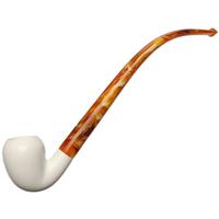 AKB Meerschaum Smooth Acorn Churchwarden (with Case)