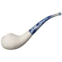 AKB Meerschaum Rusticated Horn (with Case)