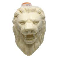 AKB Meerschaum Carved Lion (with Case)