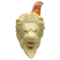 AKB Meerschaum Carved Lion (with Case)