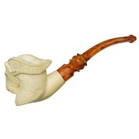AKB Meerschaum Carved Ram (with Case)