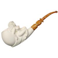 AKB Meerschaum Carved Naked Lady (Kenan) (with Case)