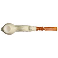 AKB Meerschaum Partially Rusticated Apple (Ali) (with Case)