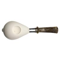 AKB Meerschaum Smooth Freehand with Silver (Muhsin) (with Case)
