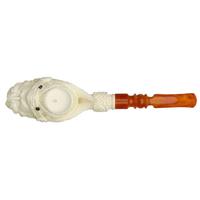 AKB Meerschaum Carved Viking (Altay) (with Case)