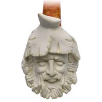 AKB Meerschaum Carved Laughing Bacchus (with Case)