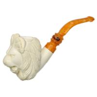 AKB Meerschaum Carved Lion (with Case)