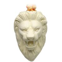 AKB Meerschaum Carved Lion (with Case)