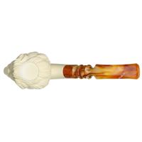 AKB Meerschaum Carved Lion (with Case)