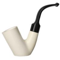 AKB Meerschaum Spot Carved Bent Billiard Sitter (with Case)