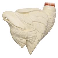 AKB Meerschaum Carved Eagle and Fish (I. Baglan) (with Case)