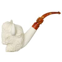 AKB Meerschaum Carved Buffalo (Ali) (with Case)