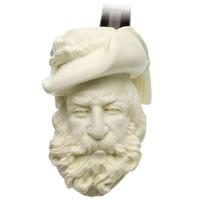 AKB Meerschaum Carved Beard Man (Cevher) (with Case)