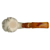 AKB Meerschaum Carved Dog (with Case)