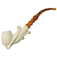 AKB Meerschaum Carved Freehand (Ali) (with Case)