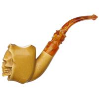 AKB Meerschaum Carved Grim Reaper (Ali) (with Case)