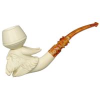 AKB Meerschaum Carved Viking (Ali) (with Case)
