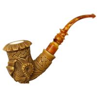 AKB Meerschaum Carved Dragon (Ali) (with Case)
