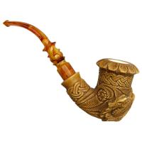 AKB Meerschaum Carved Dragon (Ali) (with Case)