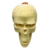 AKB Meerschaum Carved Skull (with Case)