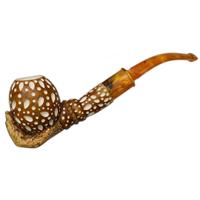 AKB Meerschaum Carved Hand Holding Egg (with Case)