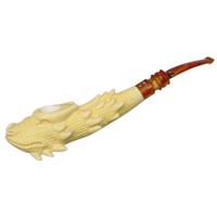 AKB Meerschaum Carved Dragon (Ali) (with Case)