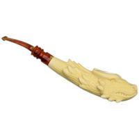 AKB Meerschaum Carved Dragon (Ali) (with Case)