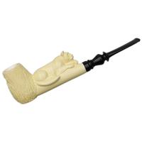 AKB Meerschaum Carved Mountain Lion (Kenan) (with Case)