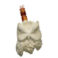 AKB Meerschaum Carved Owl (Kenan) (with Case)