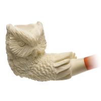 AKB Meerschaum Carved Owl (Kenan) (with Case)