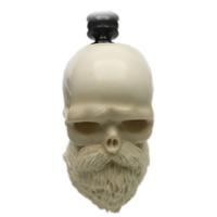 AKB Meerschaum Carved Bearded Skull (Kenan) (with Case)