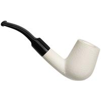 AKB Meerschaum Rusticated Bent Billiard (with Case)