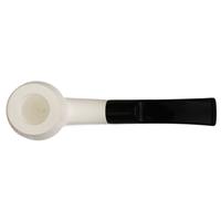 AKB Meerschaum Rusticated Bent Billiard (with Case)