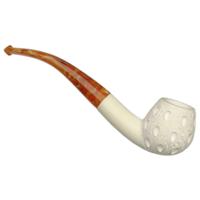 AKB Meerschaum Lattice Bent Apple (with Case)