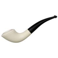 AKB Meerschaum Spot Carved Horn (with Case)