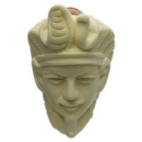 AKB Meerschaum Carved Egyptian Pharaoh (with Case)