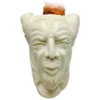 AKB Meerschaum Carved Satyr (with Case)