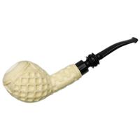 AKB Meerschaum Carved Bent Apple (Mcinar) (with Case)