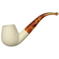 AKB Meerschaum Rusticated Bent Brandy (with Case)