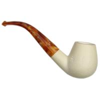 AKB Meerschaum Rusticated Bent Brandy (with Case)